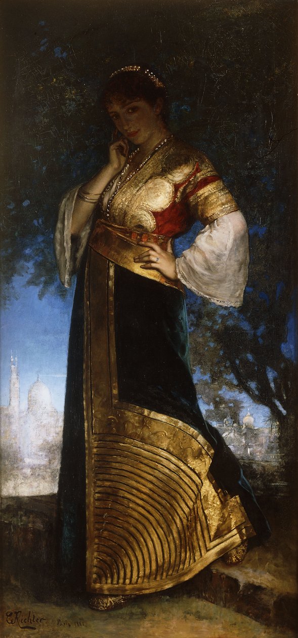 Krásný Maročan; Krásný Maročan, 1880 od Edouard Frederic Wilhelm Richter