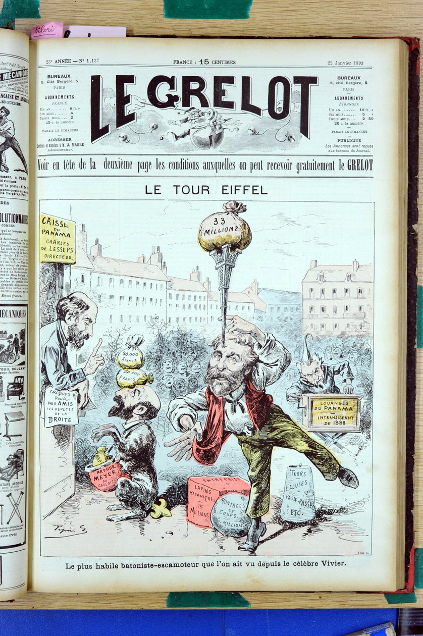 Obálka Le Grelot od Edouard Guillaumin Pepin