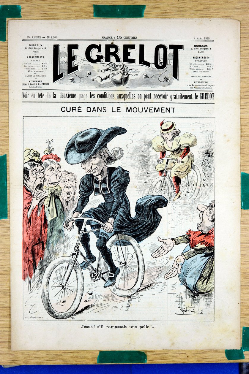 Obálka „“ Le Grelot “, číslo 1269, Satirique en Colours od Edouard Guillaumin Pepin