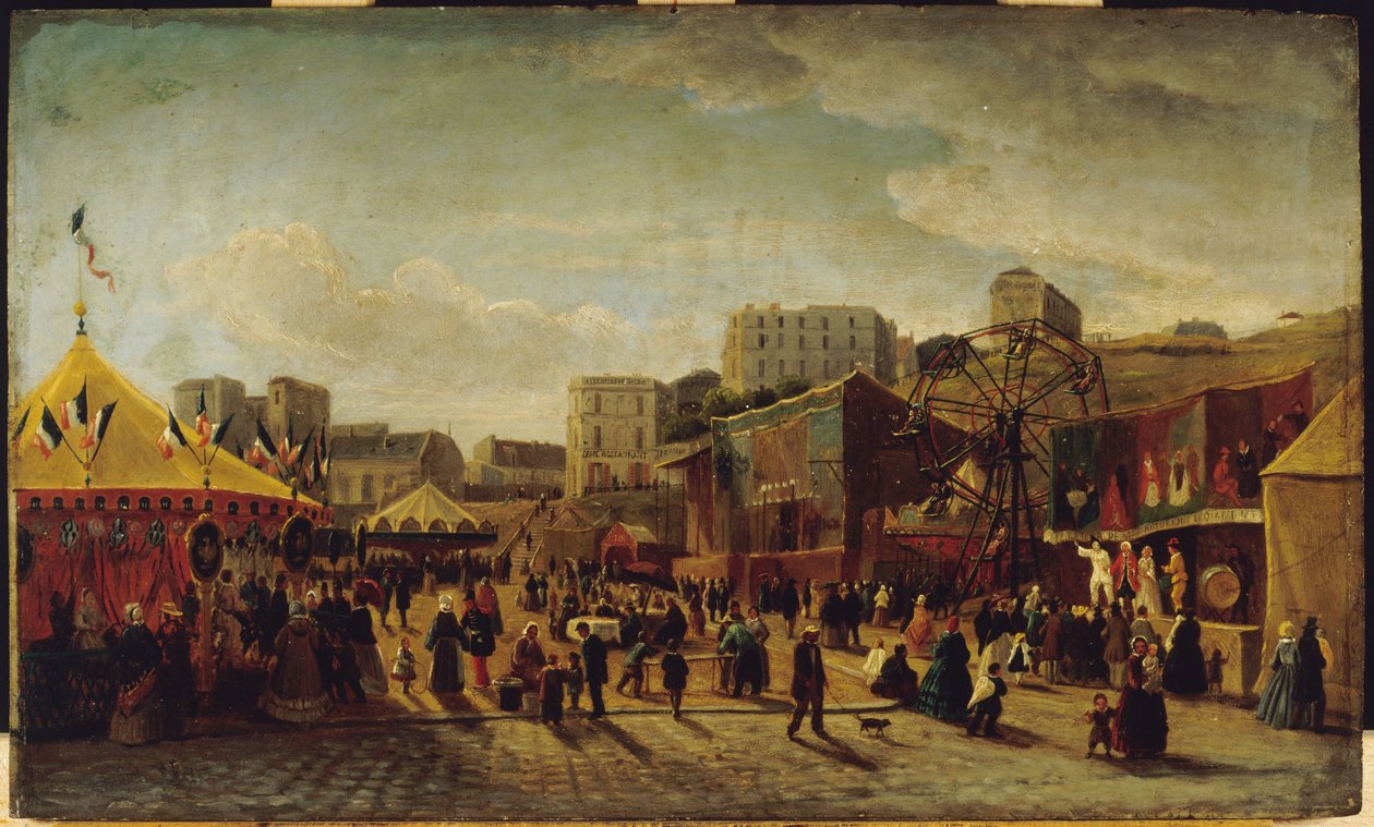 Lunapark, Place Saint-Pierre, Montmartre od Edouard Hubert
