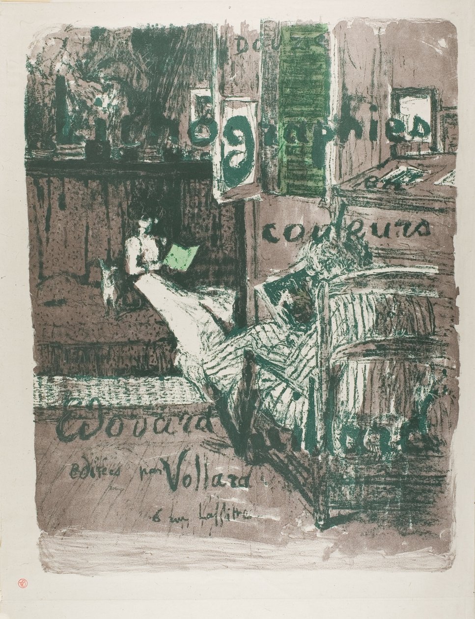 Obal alba pro Krajiny a interiéry od Édouard Jean Vuillard