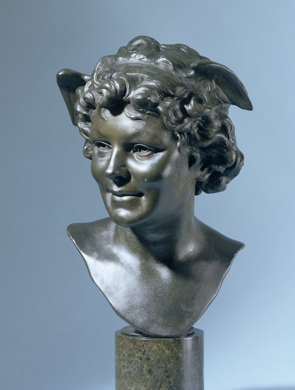 Head of Mercury (bronz) od Edouard Lanteri
