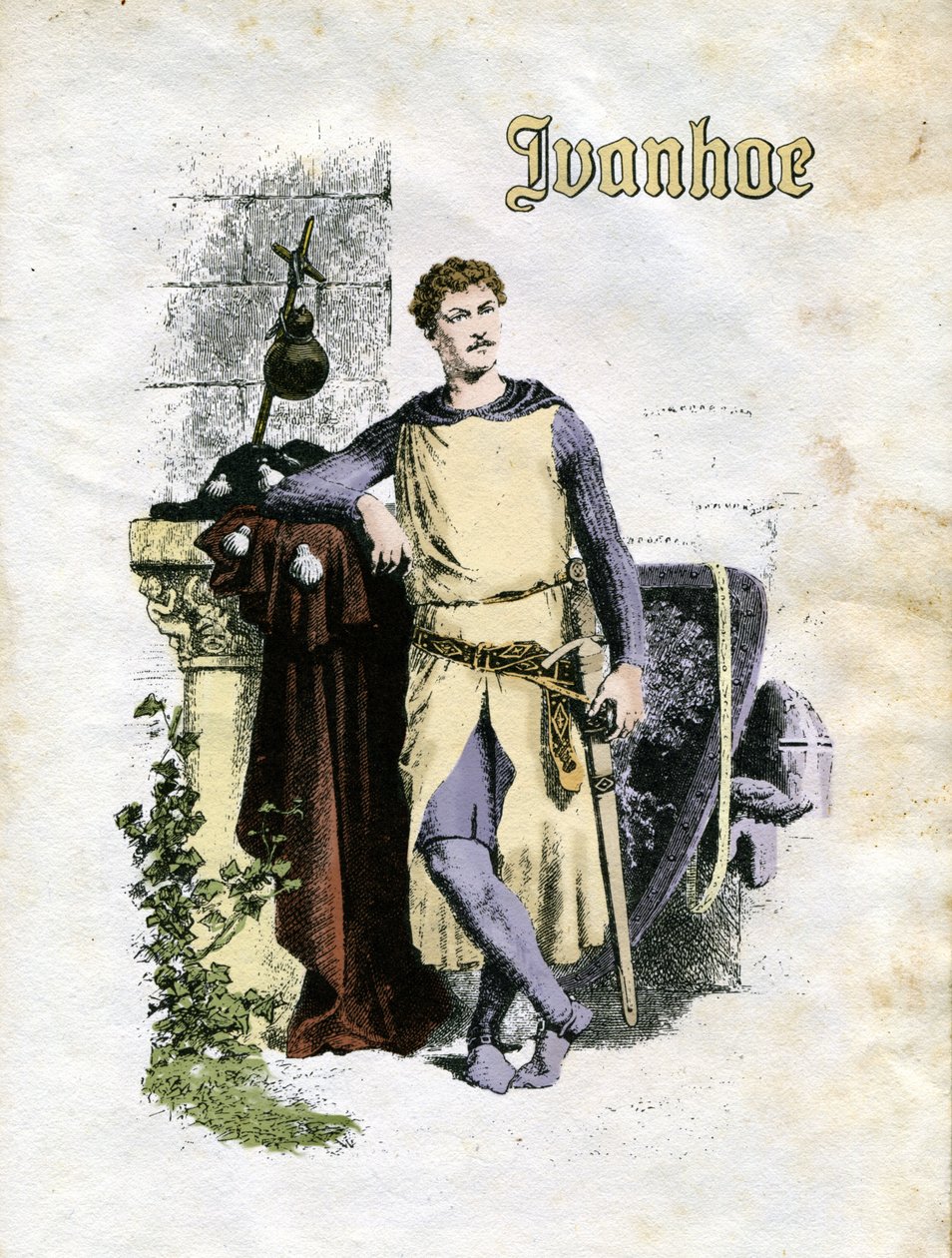 Ilustrace k Ivanhoe (lept) od Edouard & Lix Theodore (1830-1897) Frere
