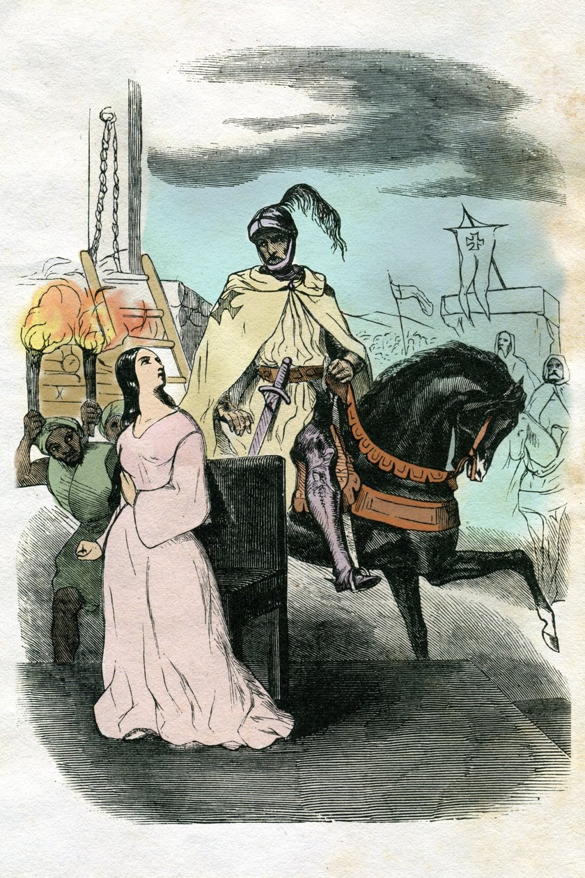 Ilustrace k Ivanhoe (lept) od Edouard & Lix Theodore (1830-1897) Frere