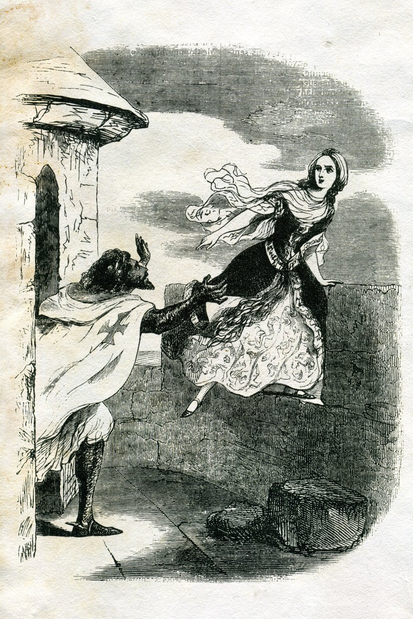 Ilustrace k Ivanhoe (lept) od Edouard & Lix Theodore (1830-1897) Frere