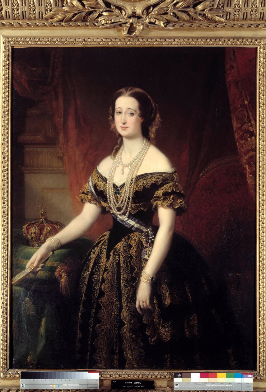 Portrét Eugenie, Impress of French (olej na plátně) od Edouard Louis Dubufe