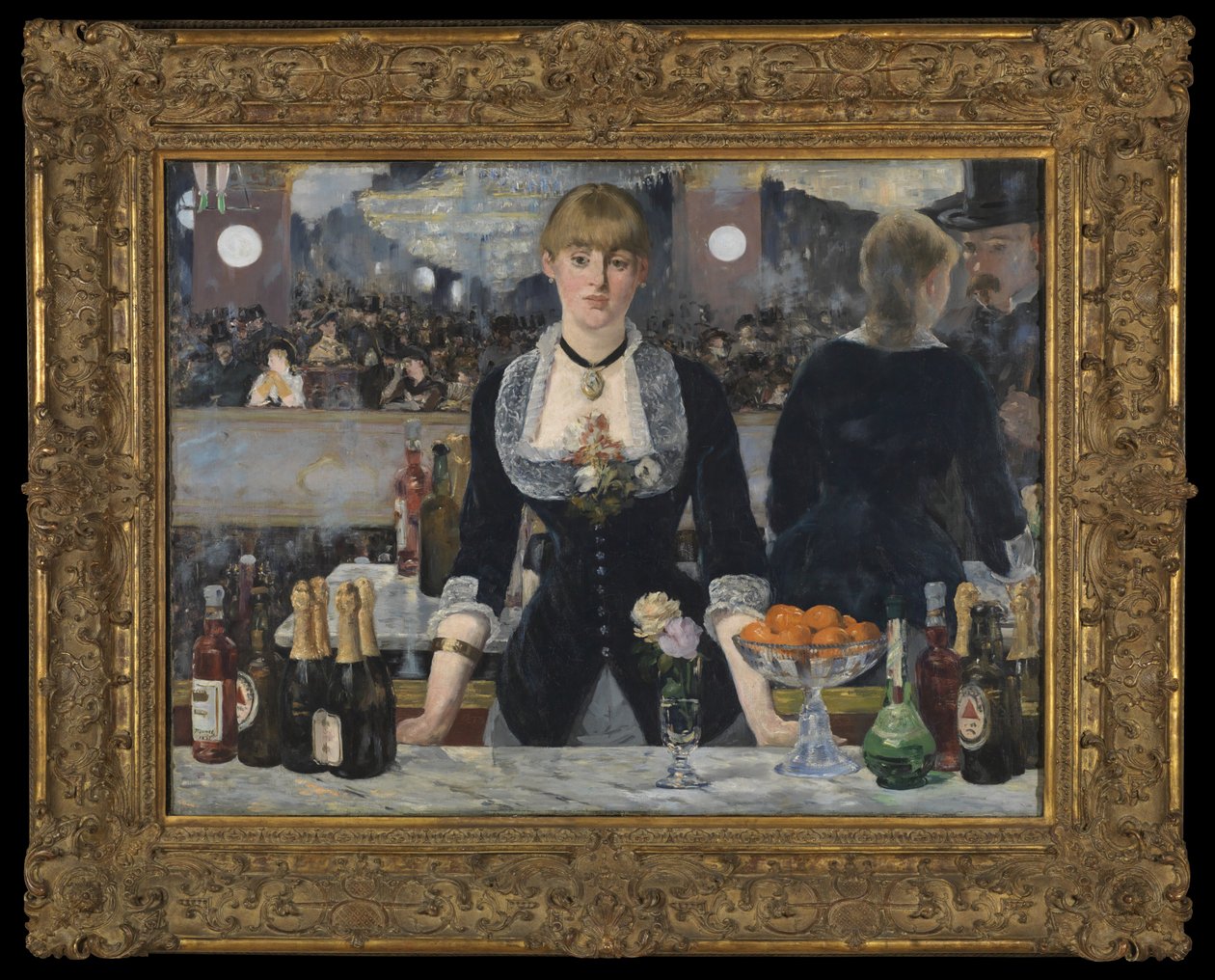 Bar v Folies-Bergere, 1881-82 (viz také 2536) od Édouard Manet
