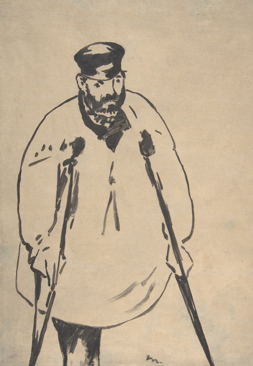 Muž o berlích, 1878. od Édouard Manet