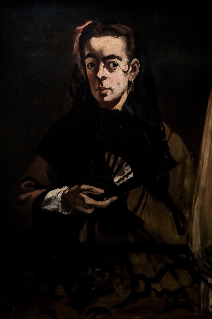 Angelina také řekla: Dáma u okna 1865 (Oil on Canvas) od Édouard Manet