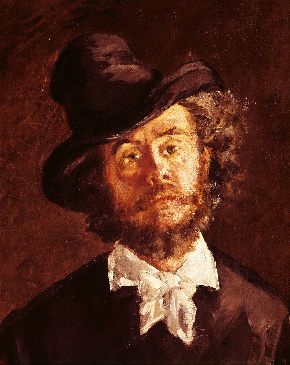 Umělec (portrét malíře, Marcellin Desboutin) od Édouard Manet
