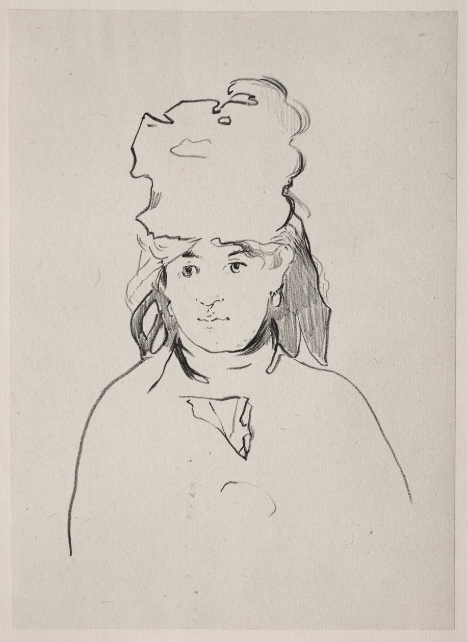 Berthe Morisot, 1872. od Édouard Manet