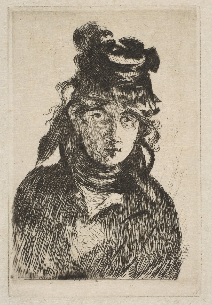 Berthe Morisot, 1872. od Édouard Manet