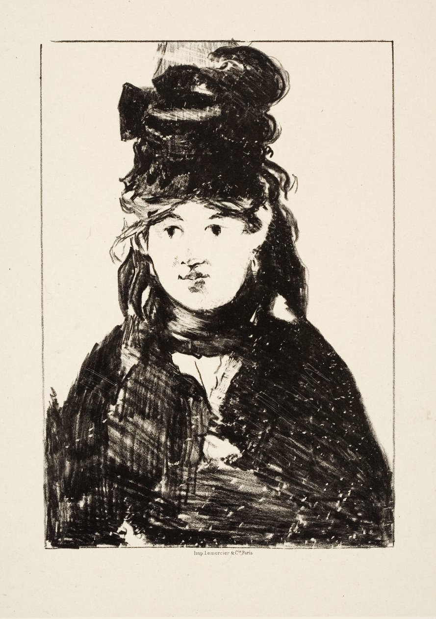 Berthe Morisot, kolem roku 1872 od Édouard Manet