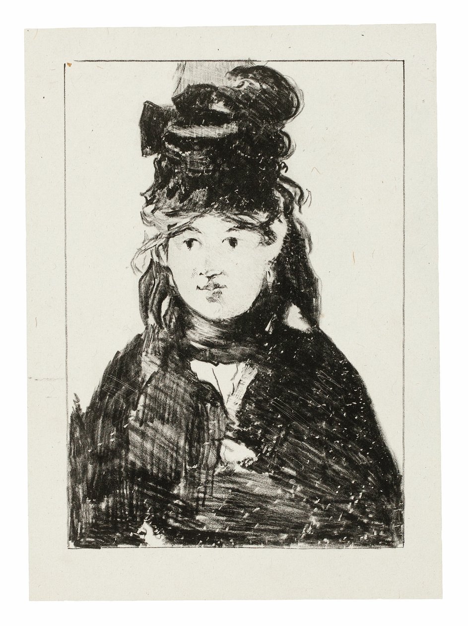 Berthe Morisot v černé od Édouard Manet
