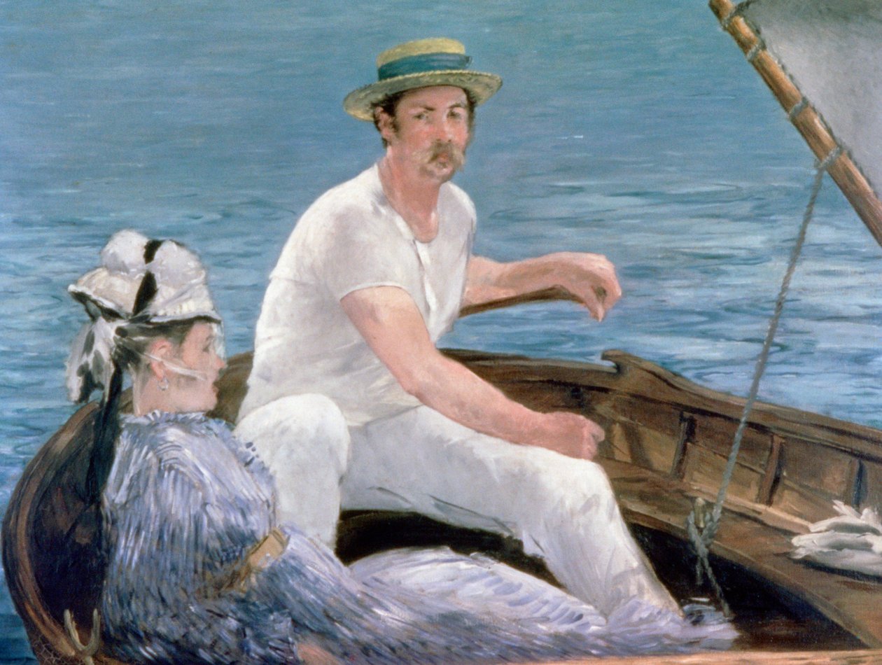 Plavba lodí, 1874 od Édouard Manet