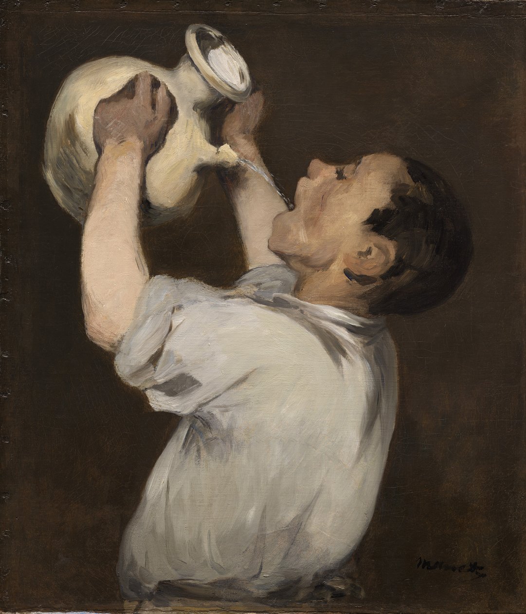 Chlapec se džbánem, kolem 1862-72 od Édouard Manet