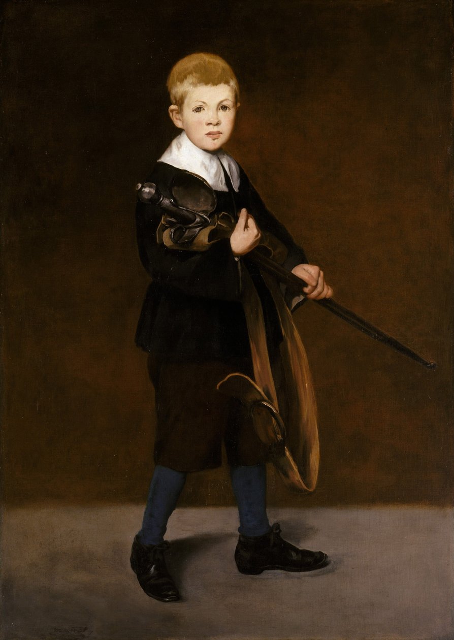 Chlapec s mečem od Édouard Manet