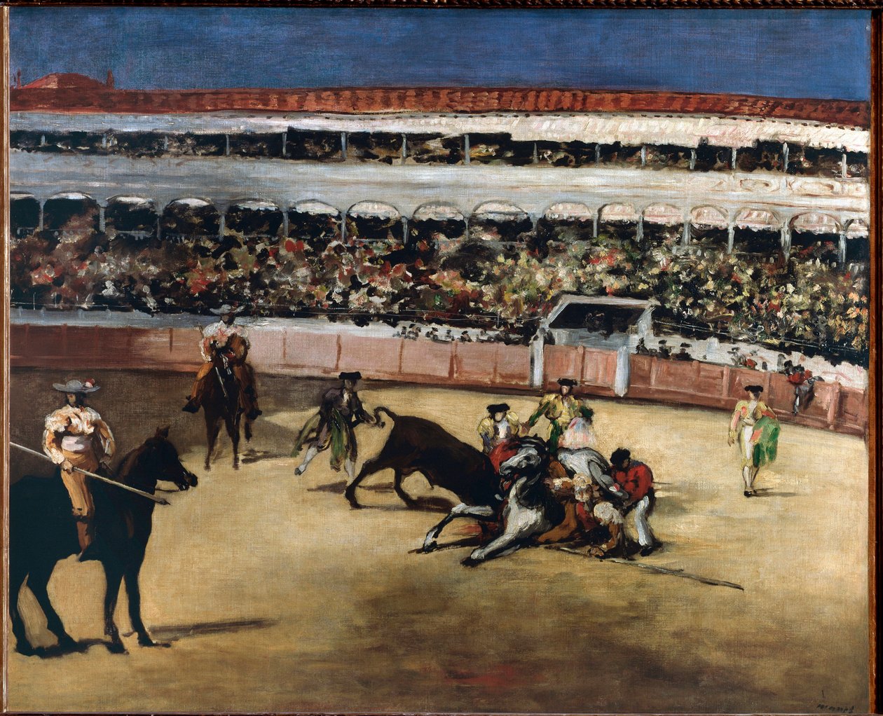 Býčí zápas - 1865-1866. Olej na plátně od Édouard Manet