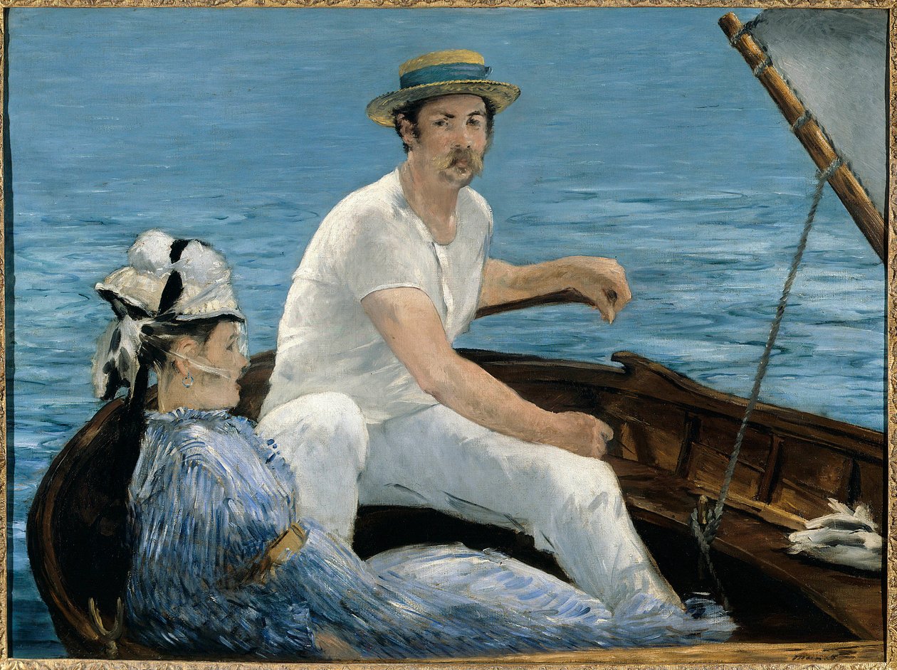 Lodí Malba Edouarda Maneta (1832-1883) 1874 Ne. 0,97 x 1,30 m. New York. Metropolitní muzeum od Édouard Manet