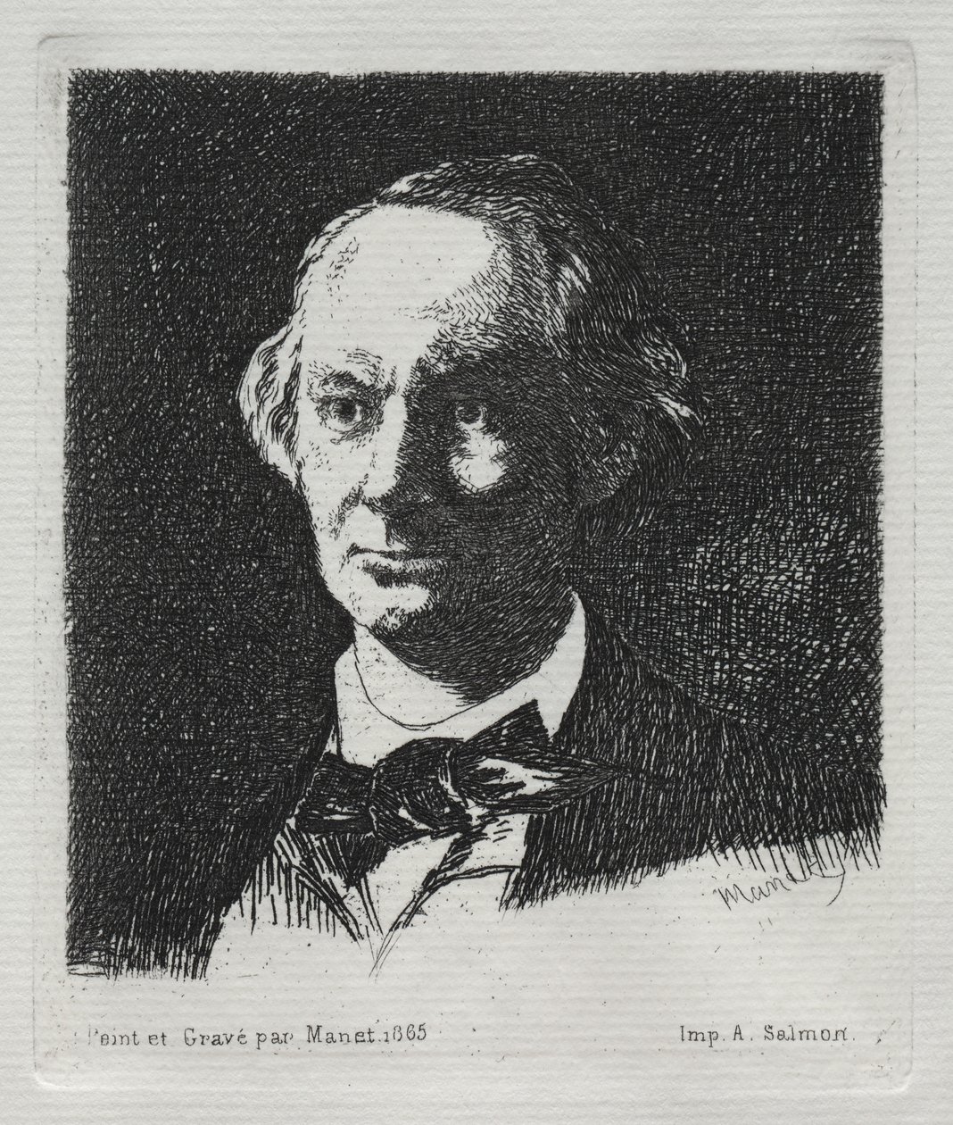 Charles Baudelaire od Édouard Manet
