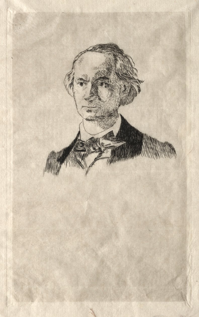 Charles Baudelaire, 1865. od Édouard Manet