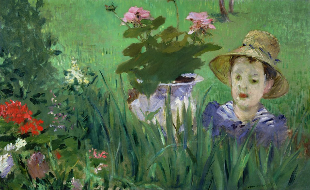 Dítě v květech (Jacques Hoschede) 1876 od Édouard Manet