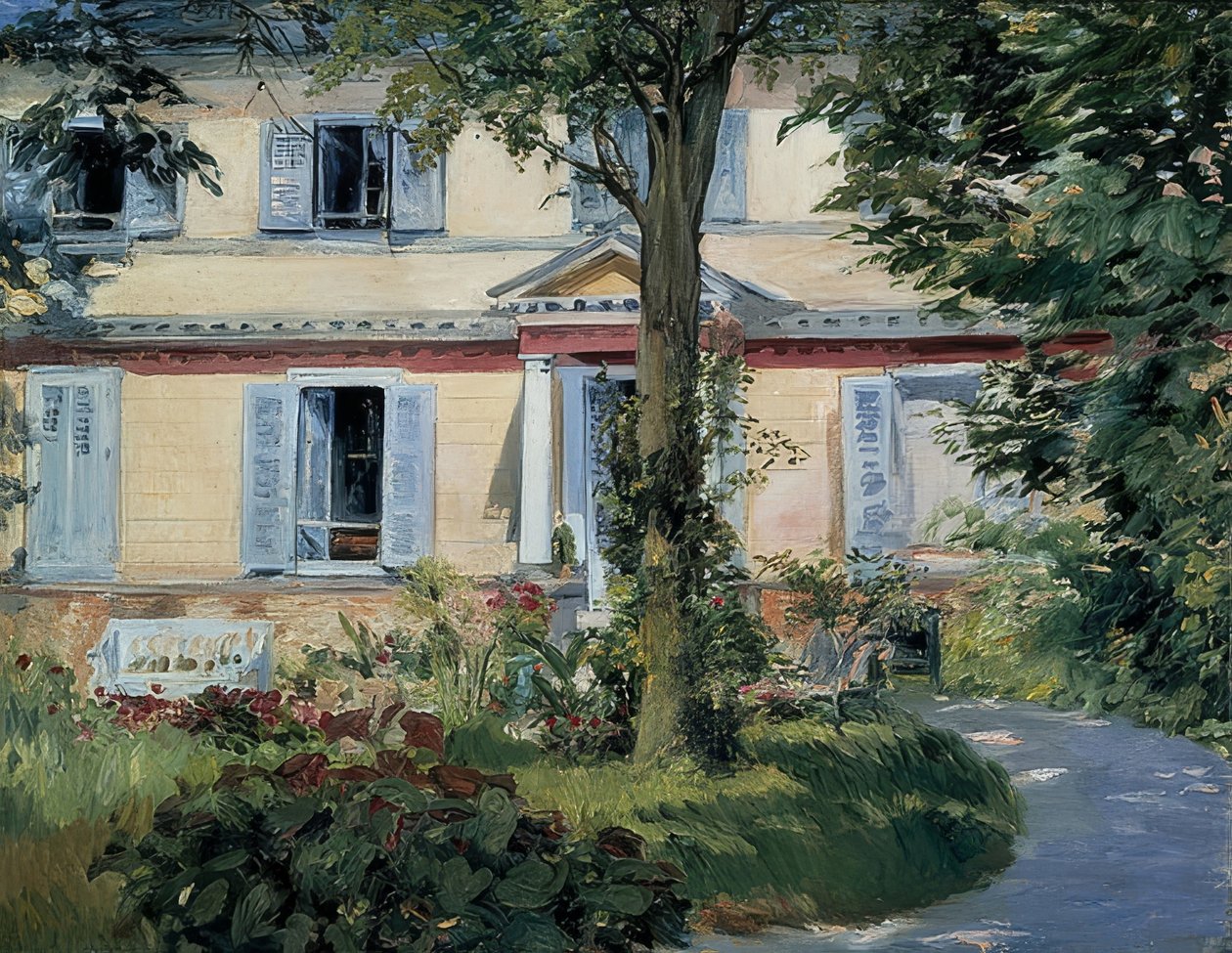 Dům v Rueil. 1882 od Édouard Manet