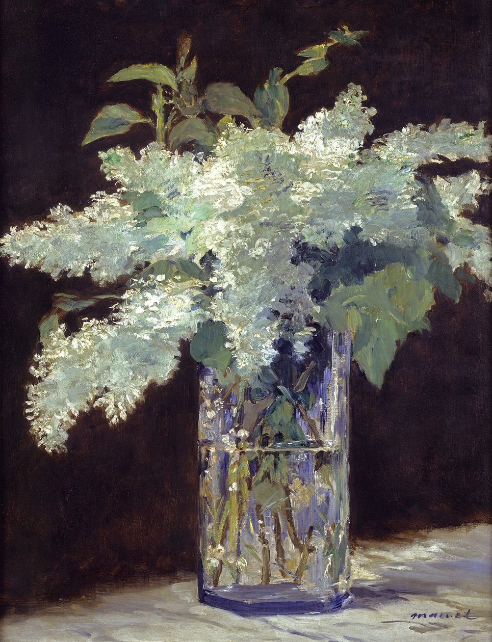Kytice šeříků od Édouard Manet