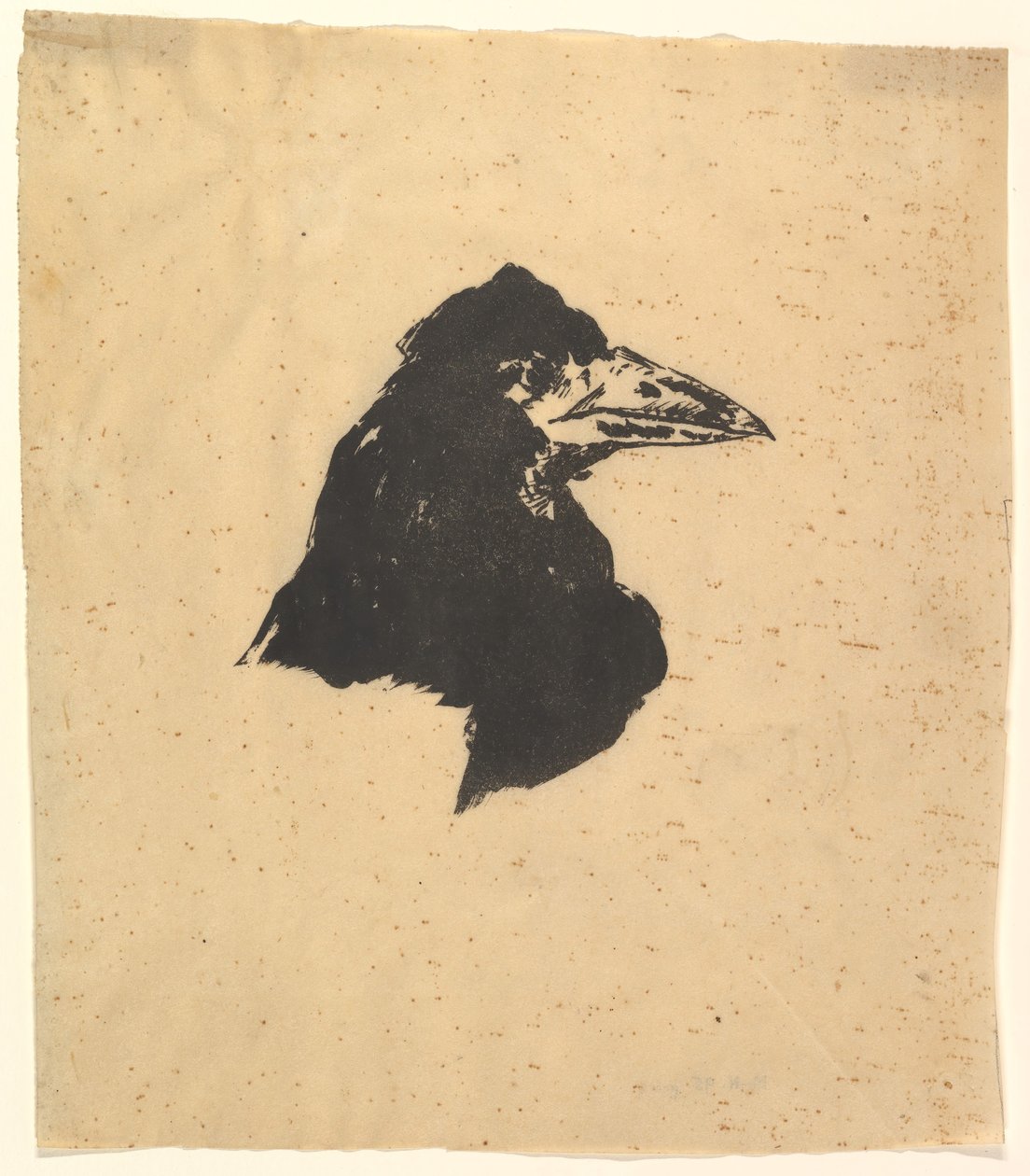 Návrh plakátu a obalu k filmu The Raven od Edgara Allana Poea, 1875. od Édouard Manet