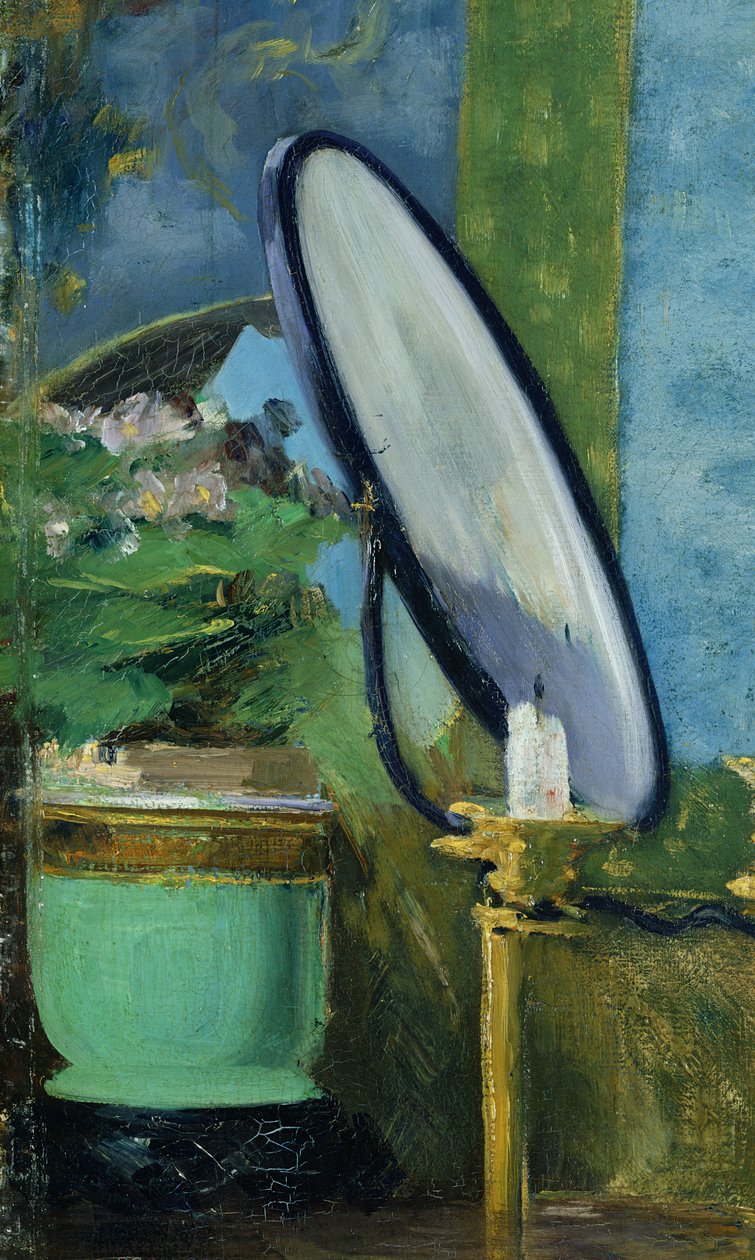 Detail z obrazu Nana, 1877 od Édouard Manet