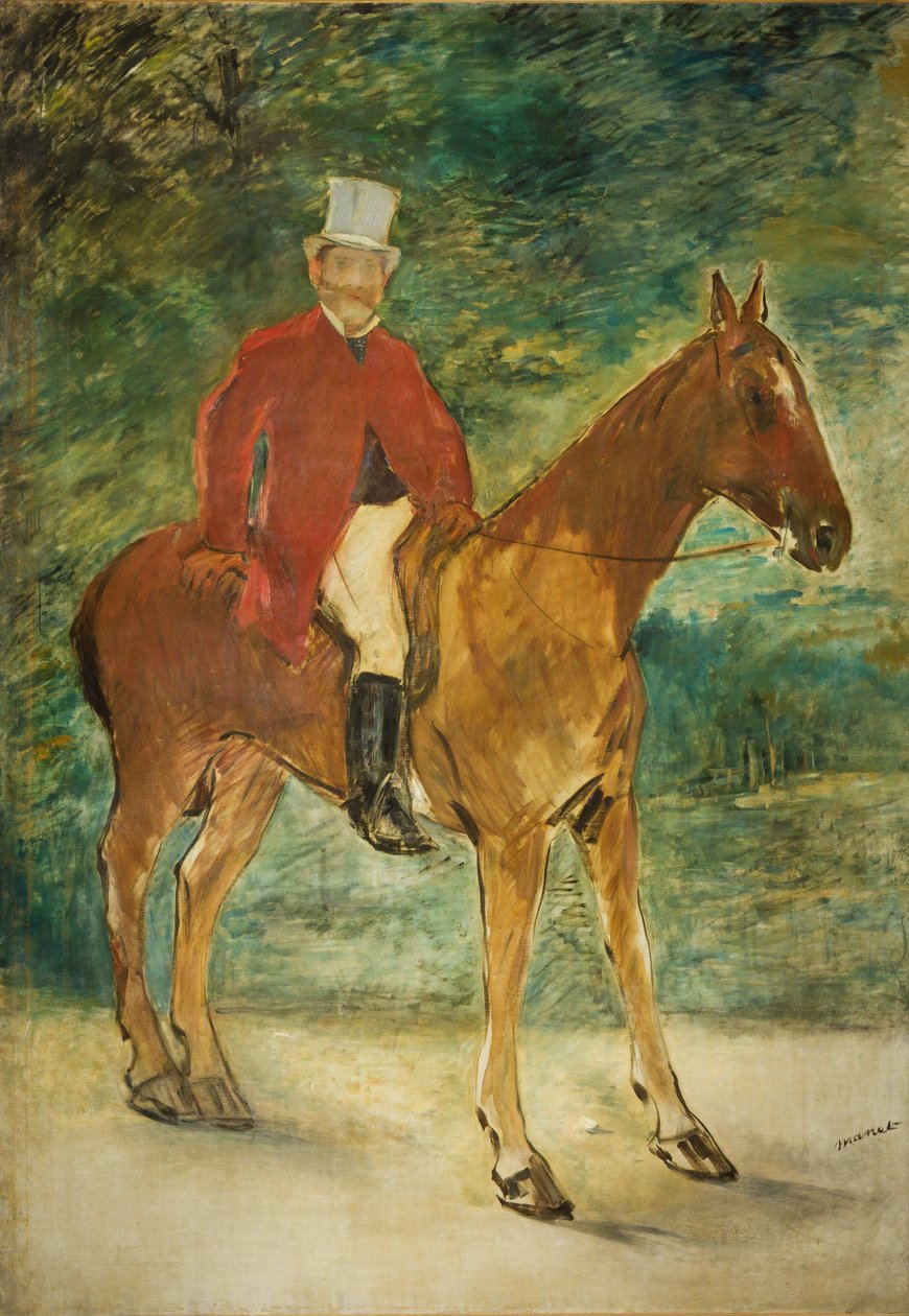 Jezdecký portrét Michela Arnauda, 1875. od Édouard Manet