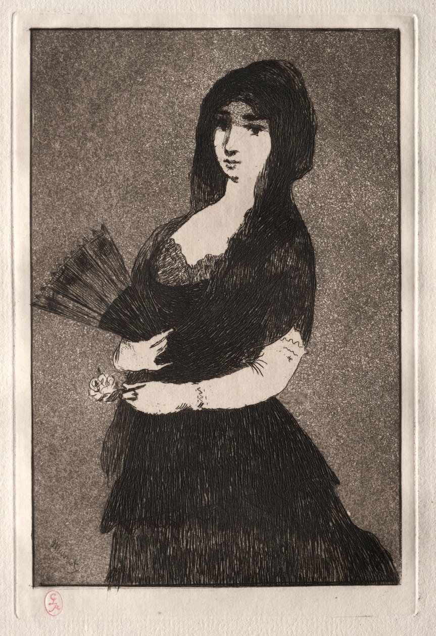 Exotická květina od Édouard Manet