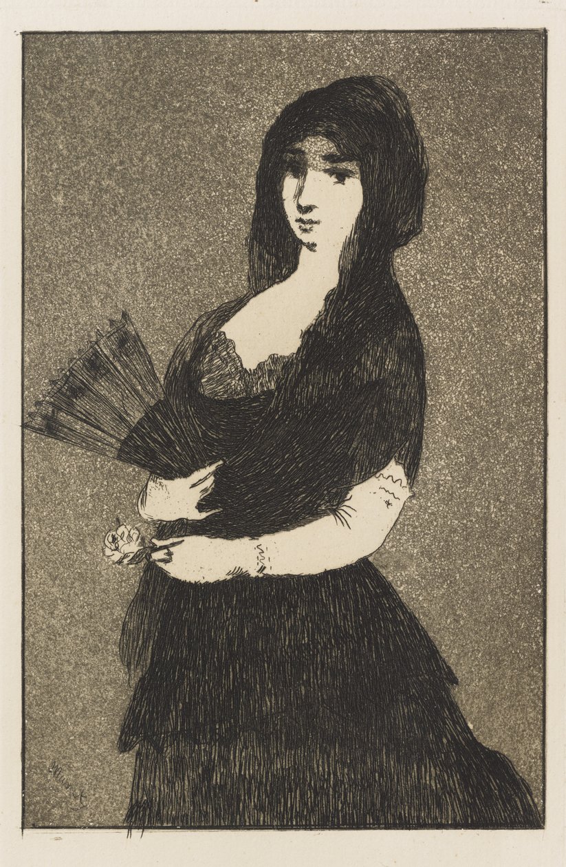Exotická květina od Édouard Manet