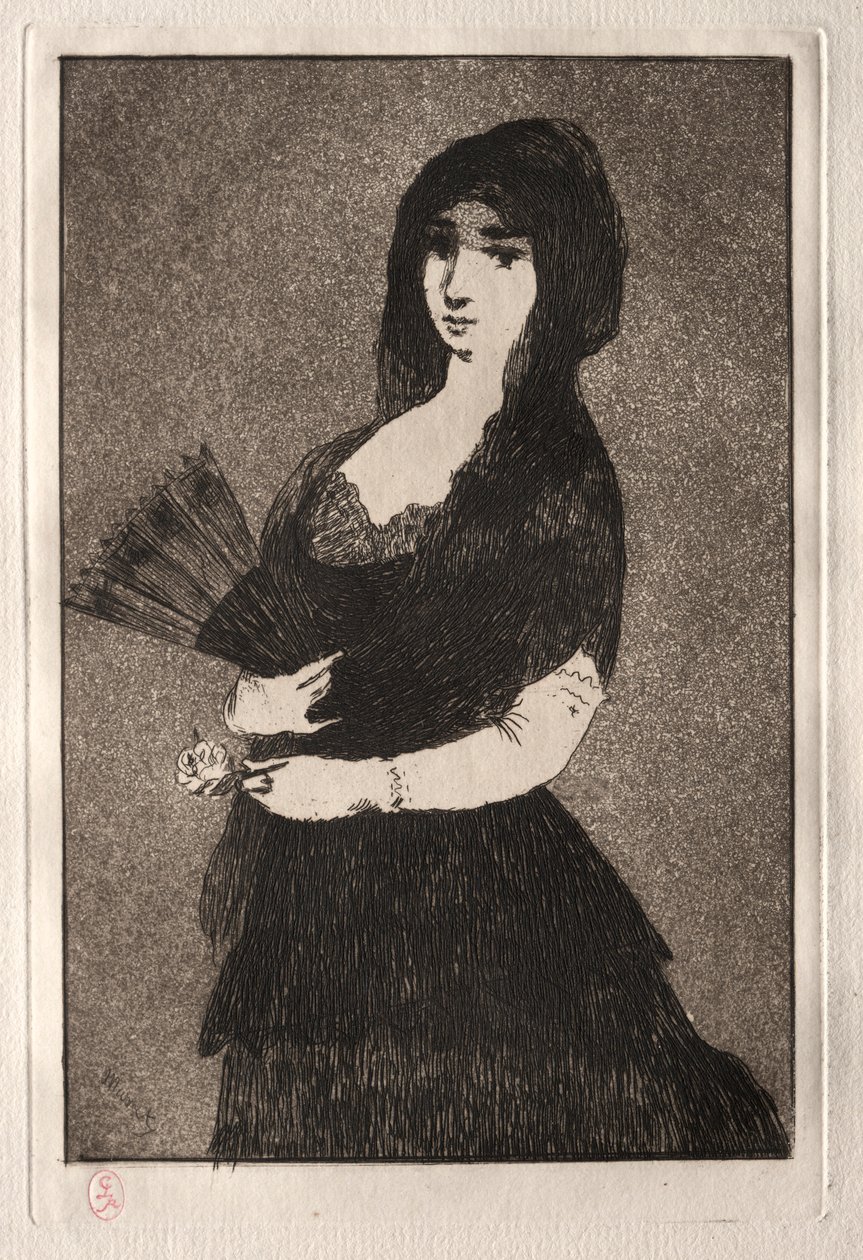Exotická květina Fleur exotique. od Édouard Manet