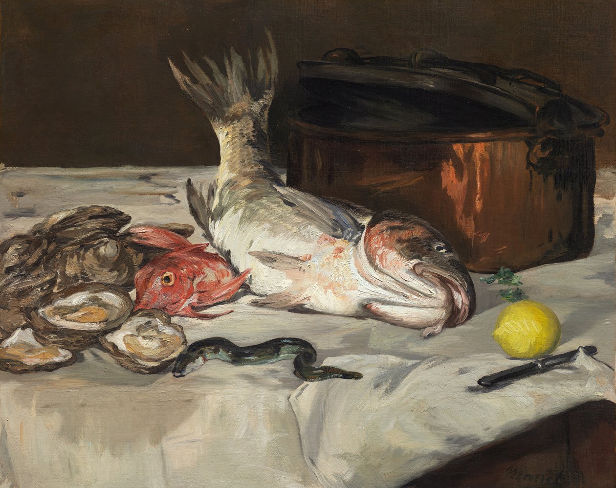 Rybí zátiší, 1864. od Édouard Manet