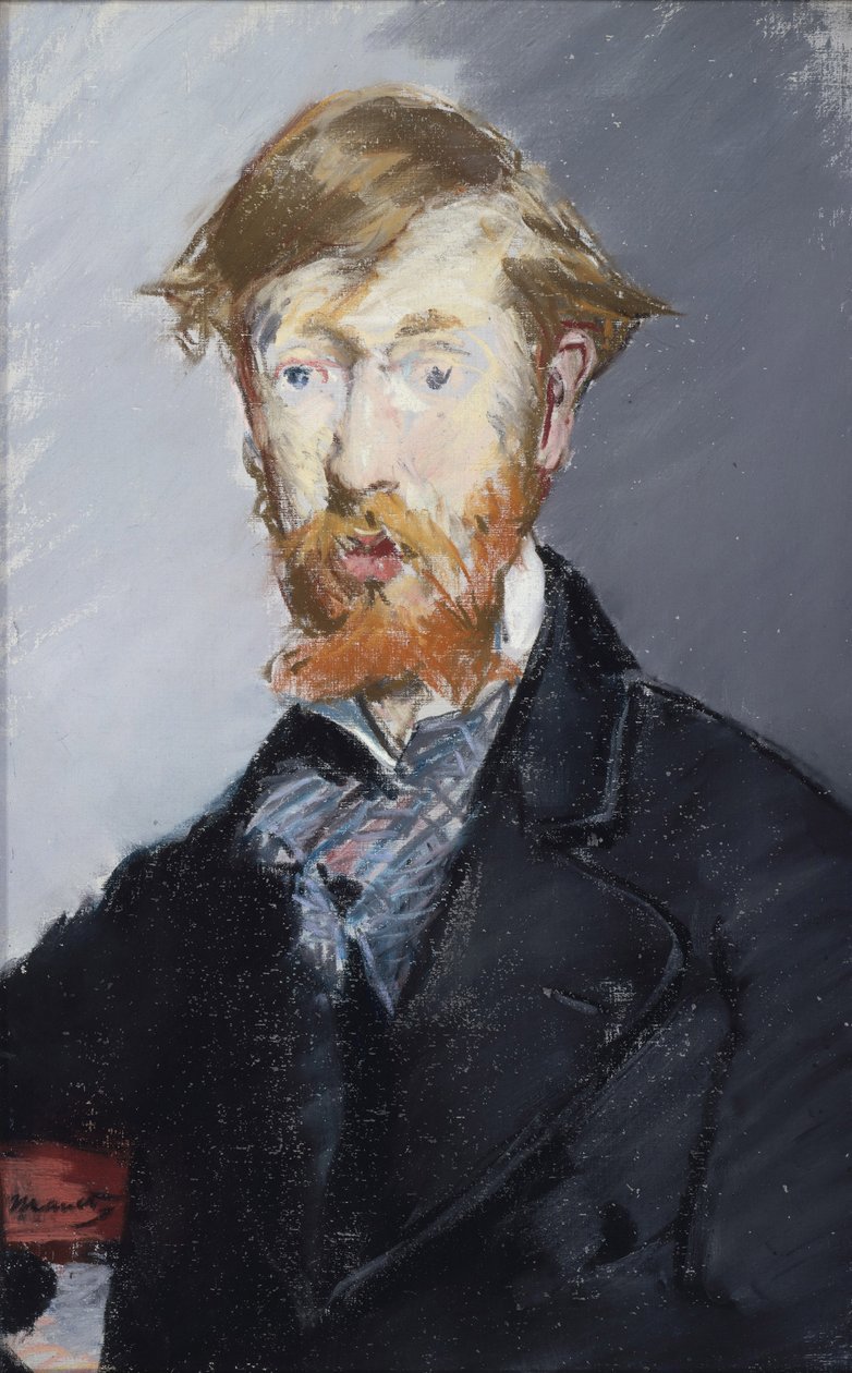 George Moore, 1879 (pastel na plátně) od Édouard Manet