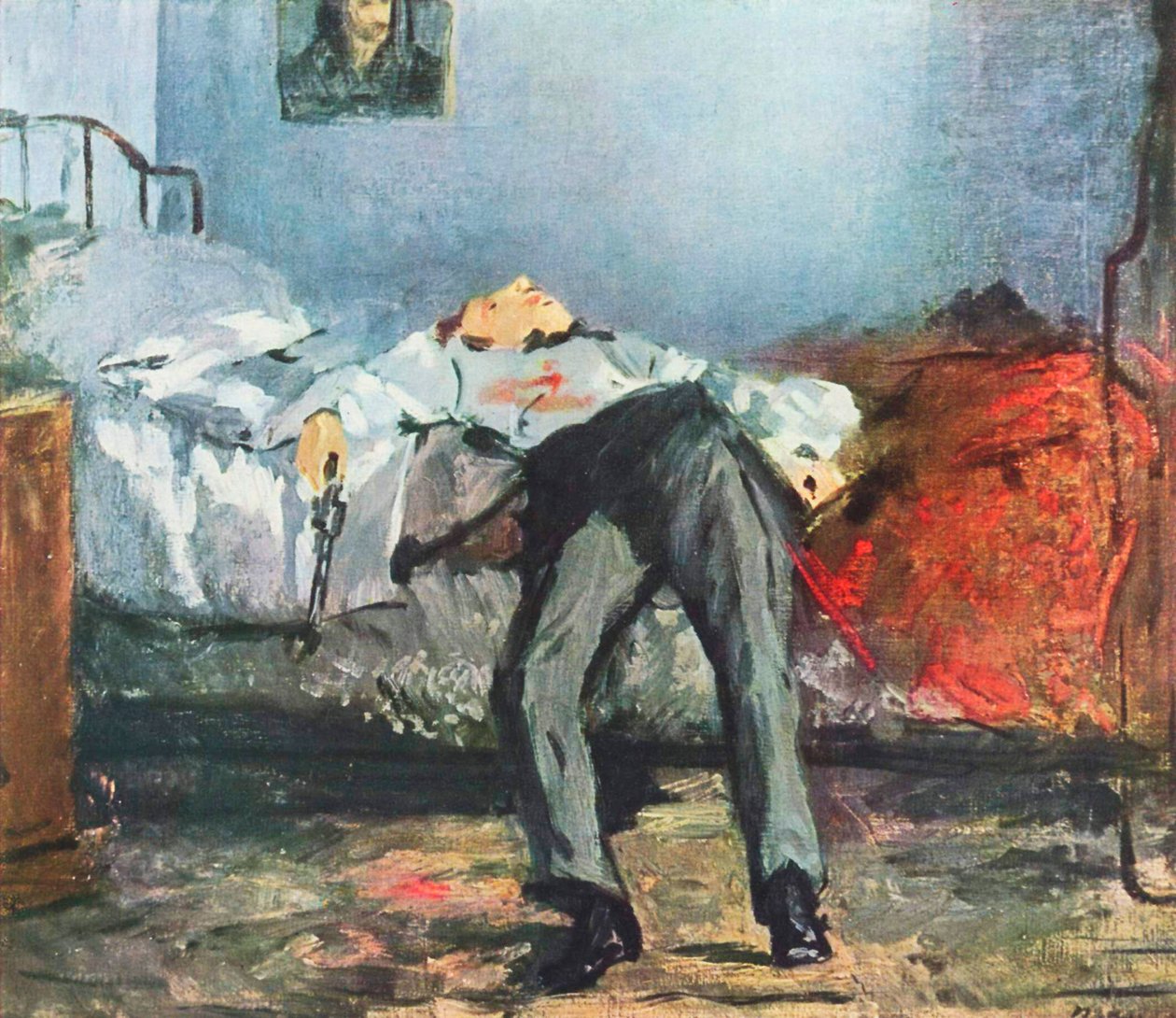 Německy: Le Suicidé The Suicide [Sebevrah]. od Édouard Manet