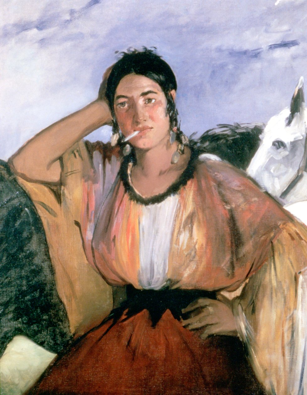 Cikán s cigaretou, 1862 od Édouard Manet