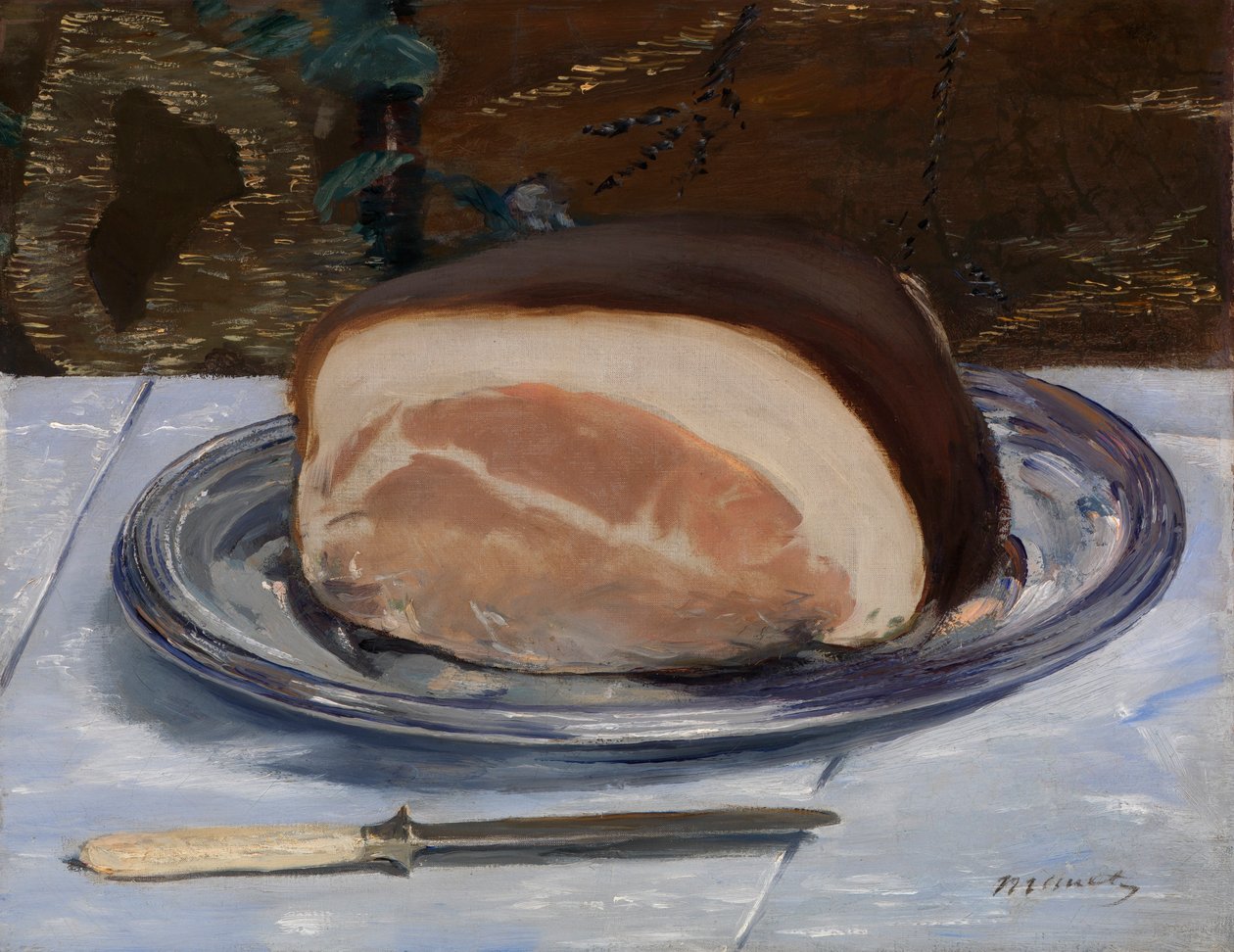 Šunka, kolem 1875-78 (olej na plátně) od Édouard Manet