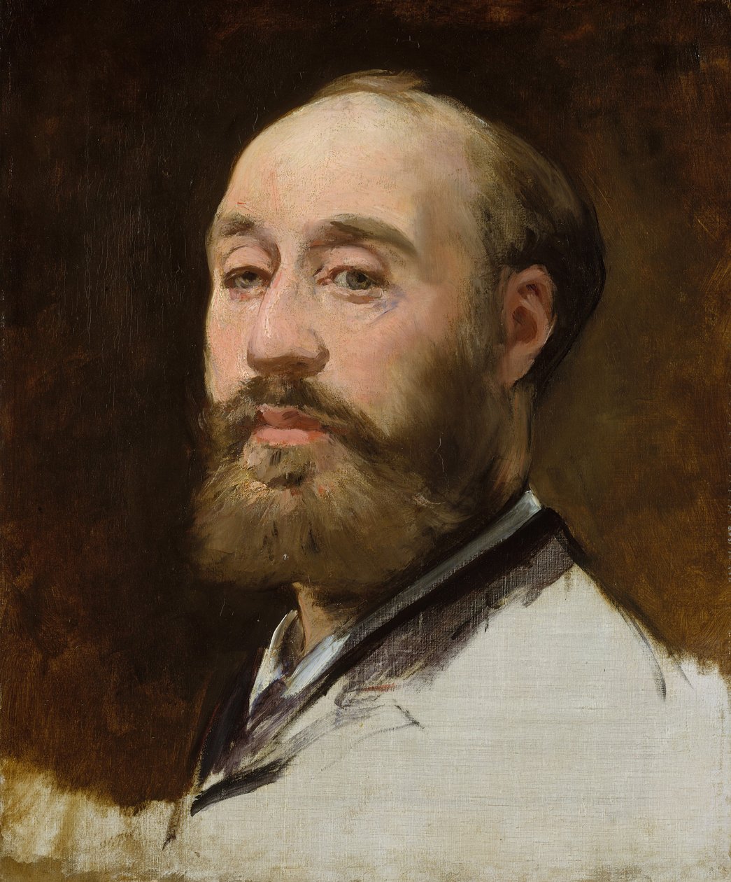 Hlava Jean-Baptiste Faure (1830-1914), 1882-83 od Édouard Manet