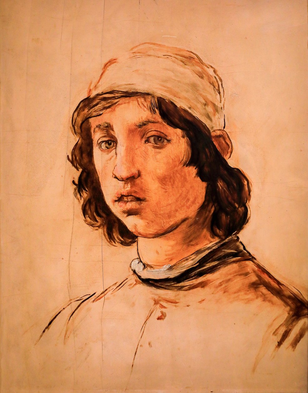 Hlava mladého muže po autoportrétu Filippina Lippiho od Édouard Manet