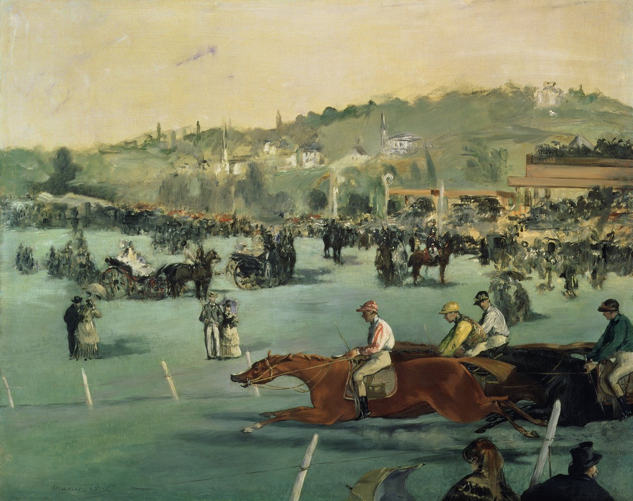 Dostihy, 1872 od Édouard Manet