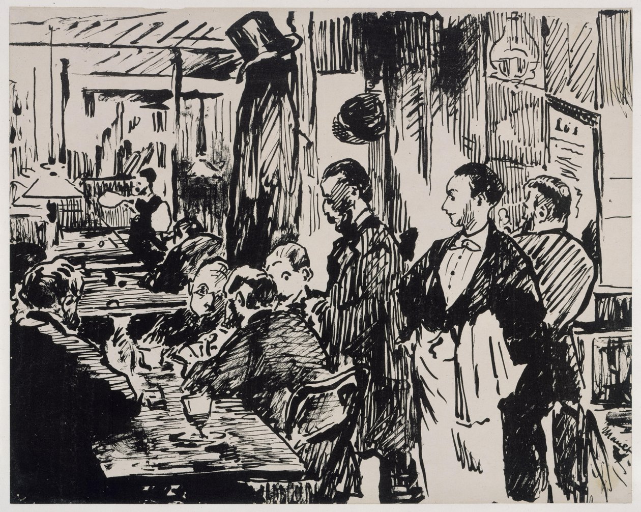 V kavárně (první verze) od Édouard Manet
