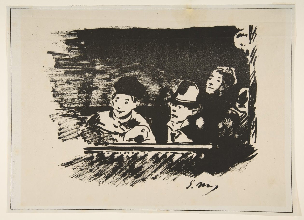 V Horní galerii Au Paradis, 1877. od Édouard Manet