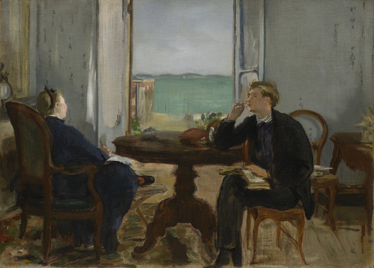 Interiér v Arcachonu, 1871 od Édouard Manet
