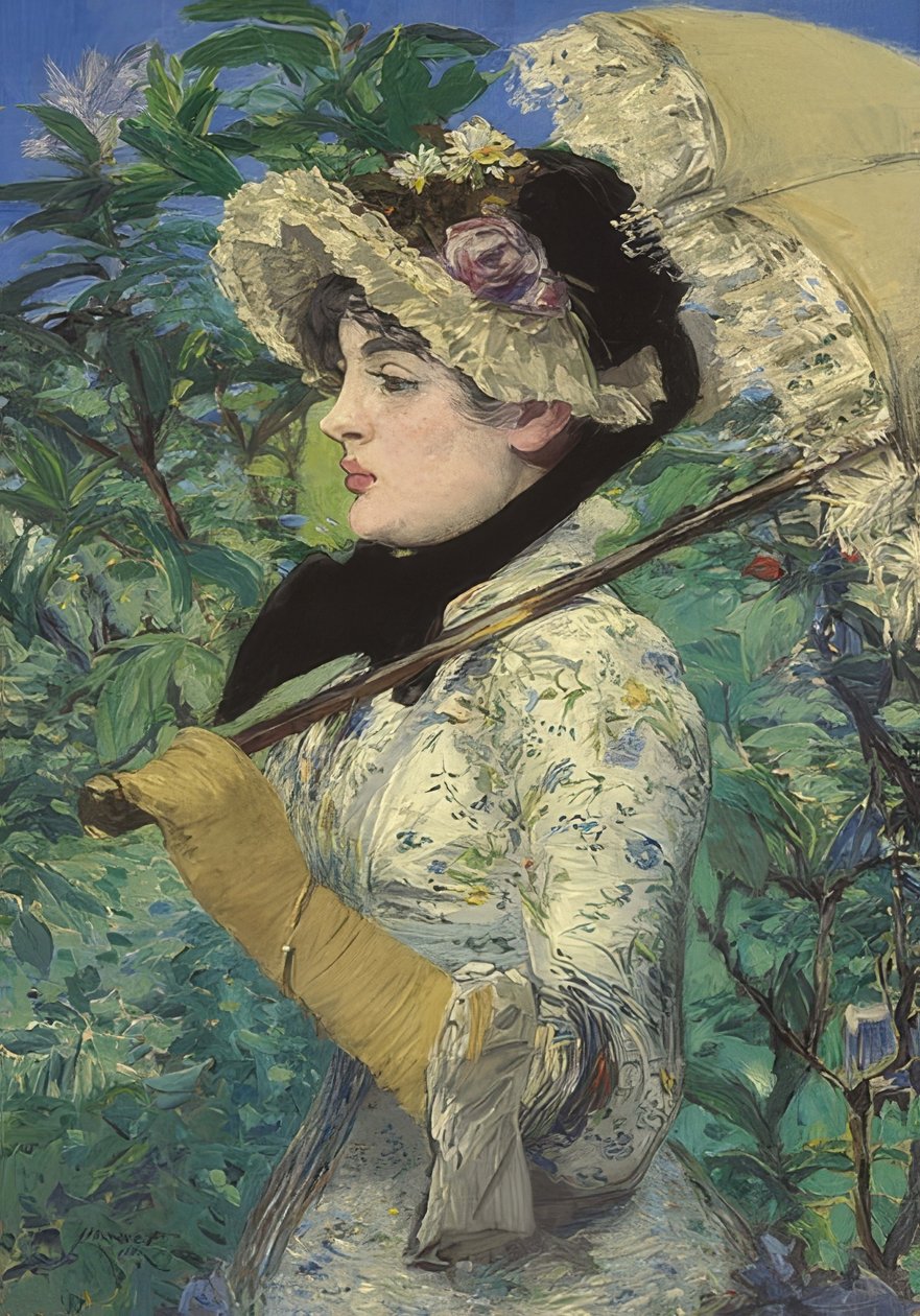 Jeanne (jaro). 1881 od Édouard Manet