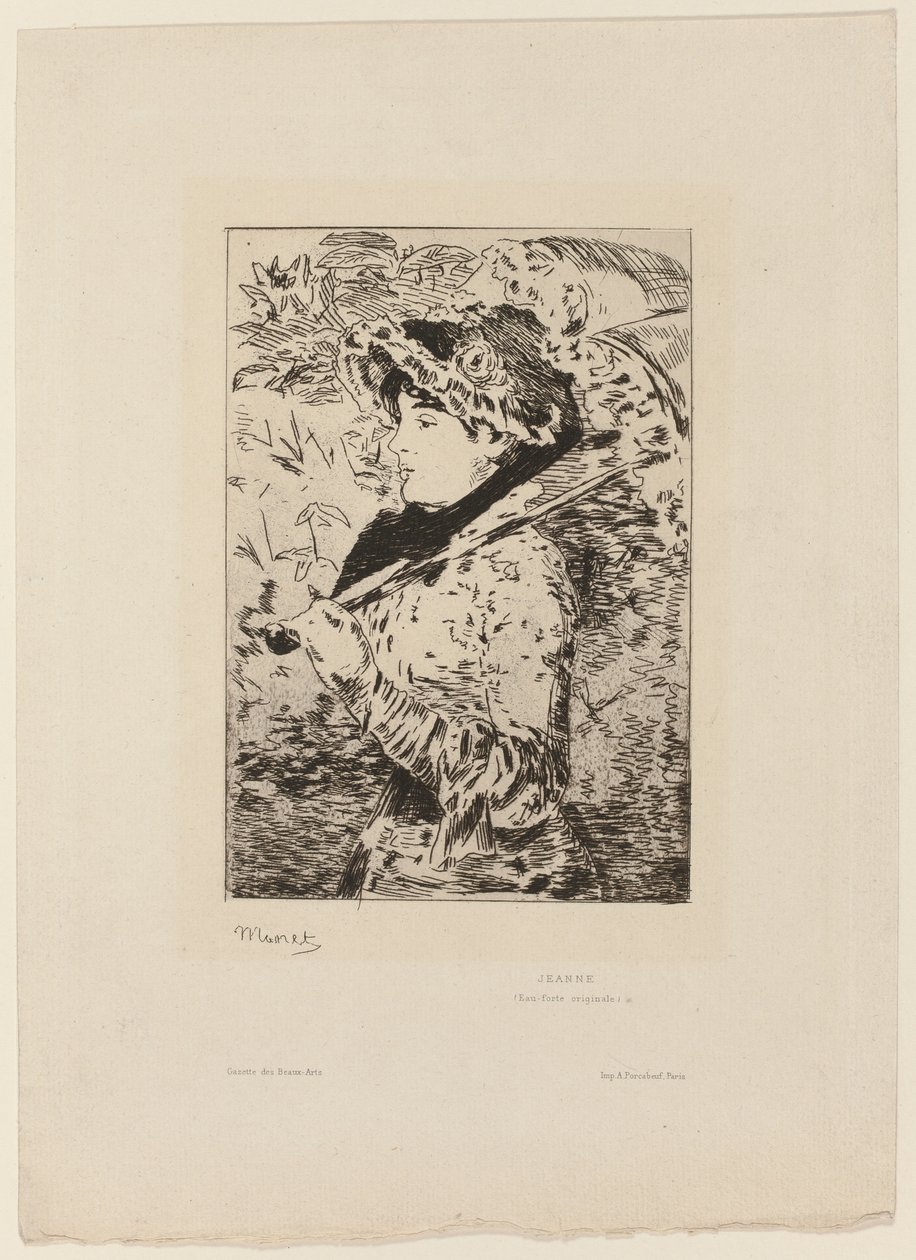 Jeanne (jaro) od Édouard Manet