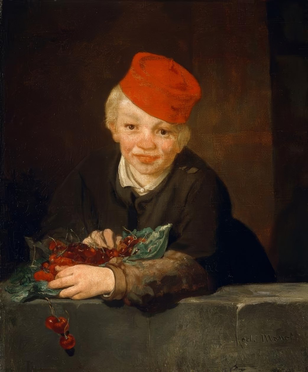 Třešňový chlapec od Édouard Manet