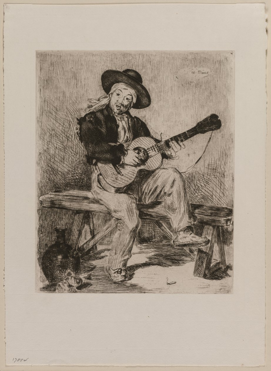 Le Guitarrero od Édouard Manet