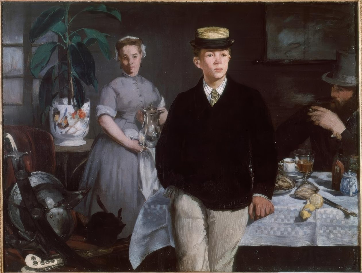 Oběd v dílně od Édouard Manet